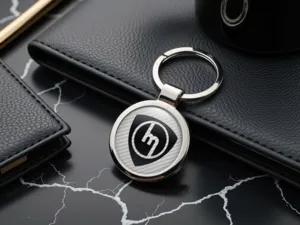 Mazda Portachiavi Elegante Stile in Lega Metallica Lucida